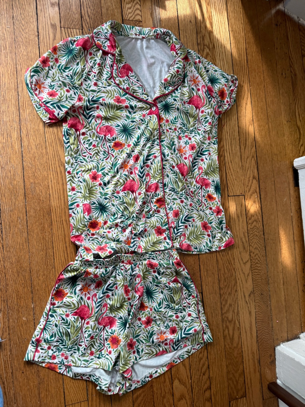 Masongrey Tropical Short Pajama Set - Size XS